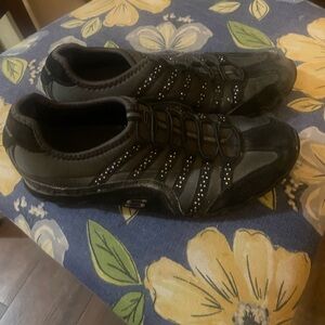 Skechers Men's Black and Gray Sneakers